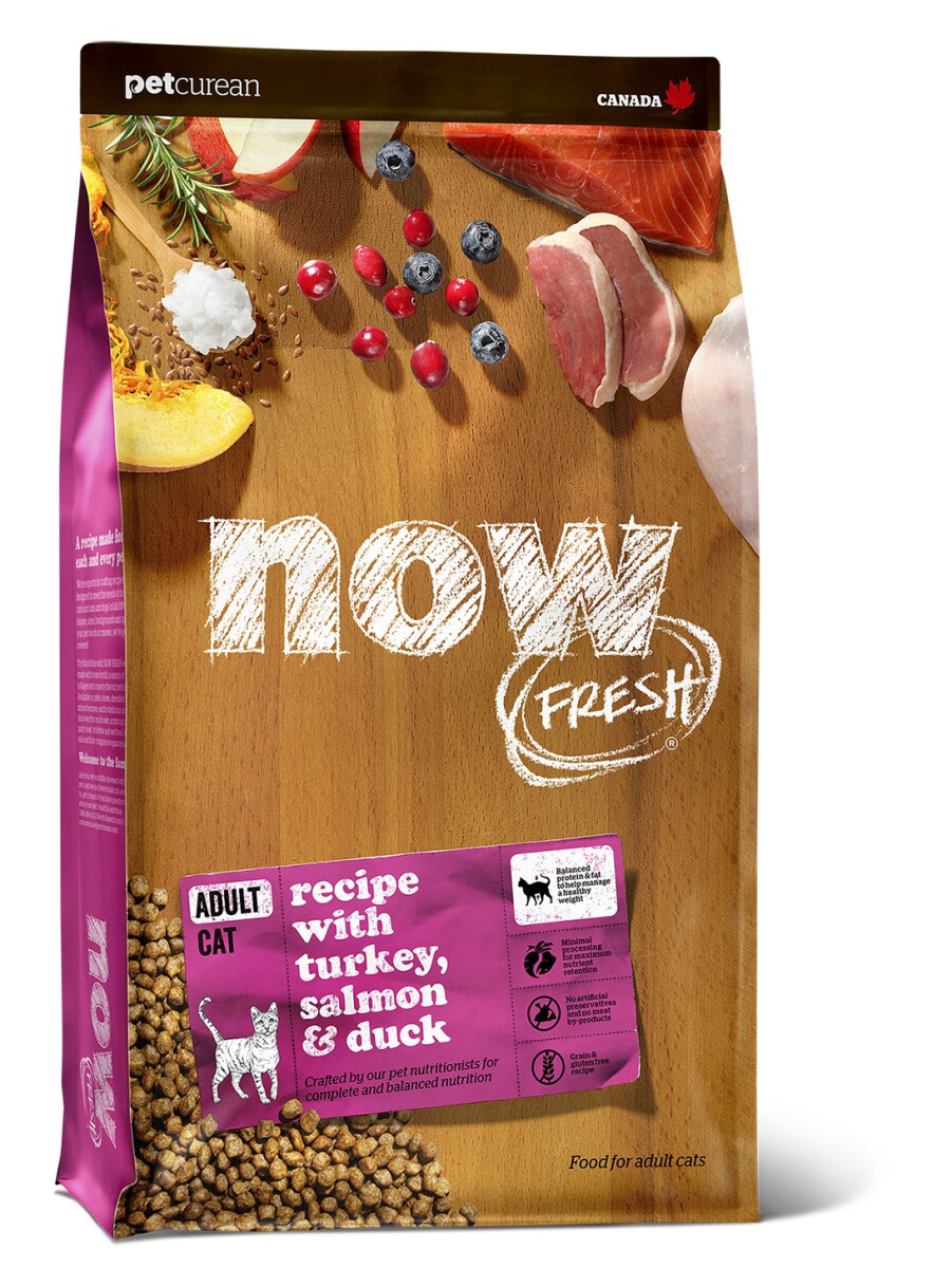 Pc1732 - Nourriture pour chats adultes sans grains - Now Fresh