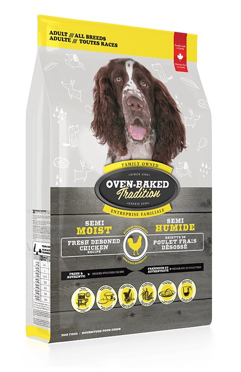 Ob450 - Nourriture semi-humide pour chiens au poulet - Oven-Baked Tradition