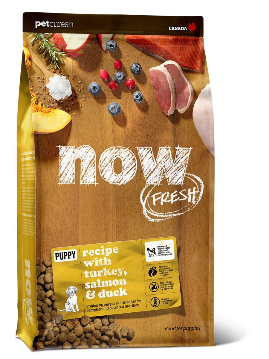 Pc1011 - Nourriture pour chiots sans grains - Now Fresh