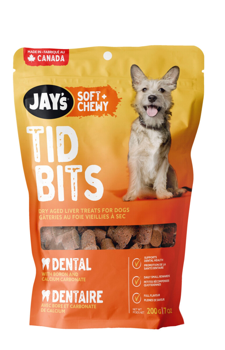 Hl926 - Gâteries pour chiens Tid Bits Dentaire au foie - Jay's