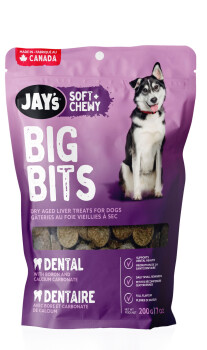 Gâteries pour chiens Big Bits Dentaire au foie - Jay's 