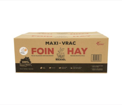 Boîte de Foin Mélange de 4 graminées pour Rongeurs - Les Petits Maxiel