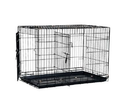 Cage de métal noir pour chiens - Büd’z