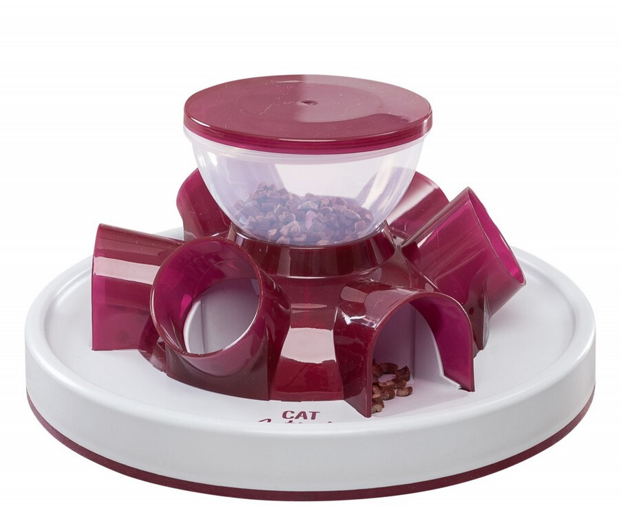 Tr1039 - Bol Interactif Tunnel Feeder pour Chats - Trixie 