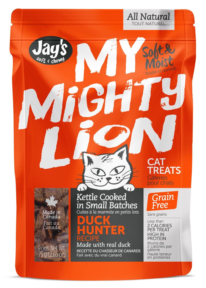 Hl960 - Gâteries My Mighty Lion pour Chat au Canard - Jay's