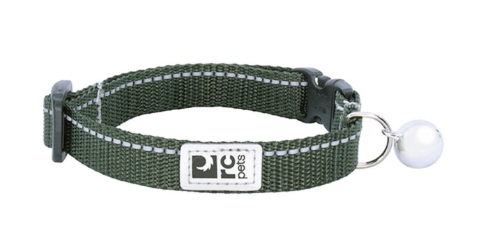 Collier pour chat avec boucle de sécurité Dark Olive - Rc Pets