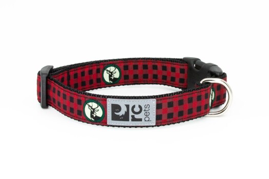 Collier en nylon ajustable avec motifs de bûcheron pour chiens - Rc Pets