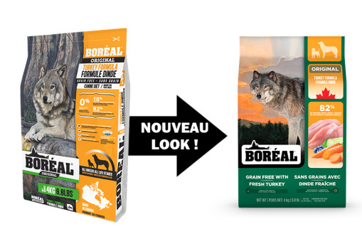 Nourriture sans grains pour chiens à la dinde - Boréal Original