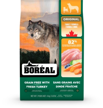 Nourriture sans grains pour chiens à la dinde - Boréal Original