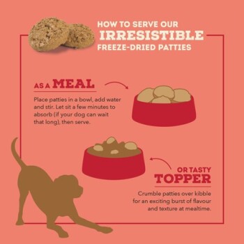 Nourriture lyophilisée au boeuf en galette pour chiens - ACANA