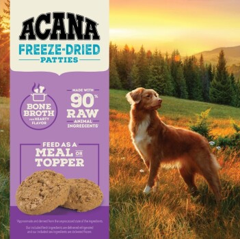 Nourriture lyophilisée au canard en galettes pour chiens - ACANA