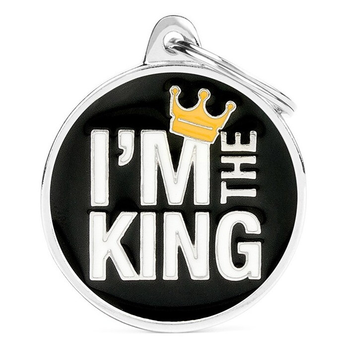 Tg2454 - Médaille pour animaux I’m the King - MyFamily