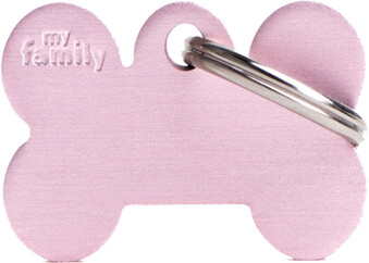 Tg1103 - Médaille pour animaux x-grand os rose - MyFamily