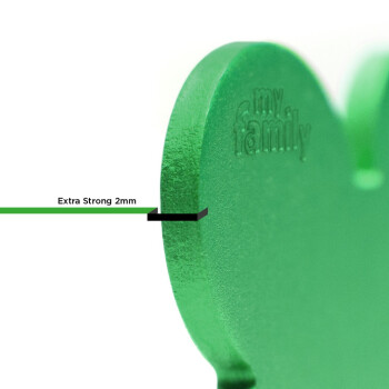 Médaille pour animaux x-grand os vert - MyFamily