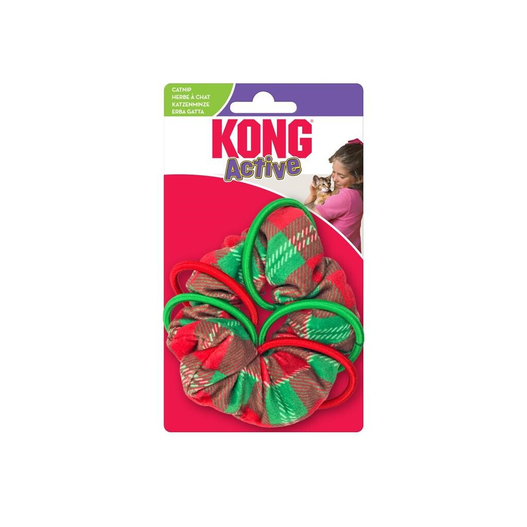 Xx3127 - Jouet pour Chats de Noël Cat Active Scrunchie - Kong