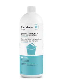Neutralisant d'odeurs de fumée pour surfaces dures - Purodora Lab