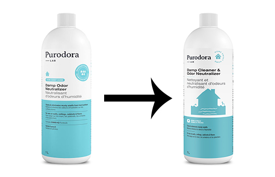 Neutralisant d'Odeurs d'Humidité - Purodora Lab
