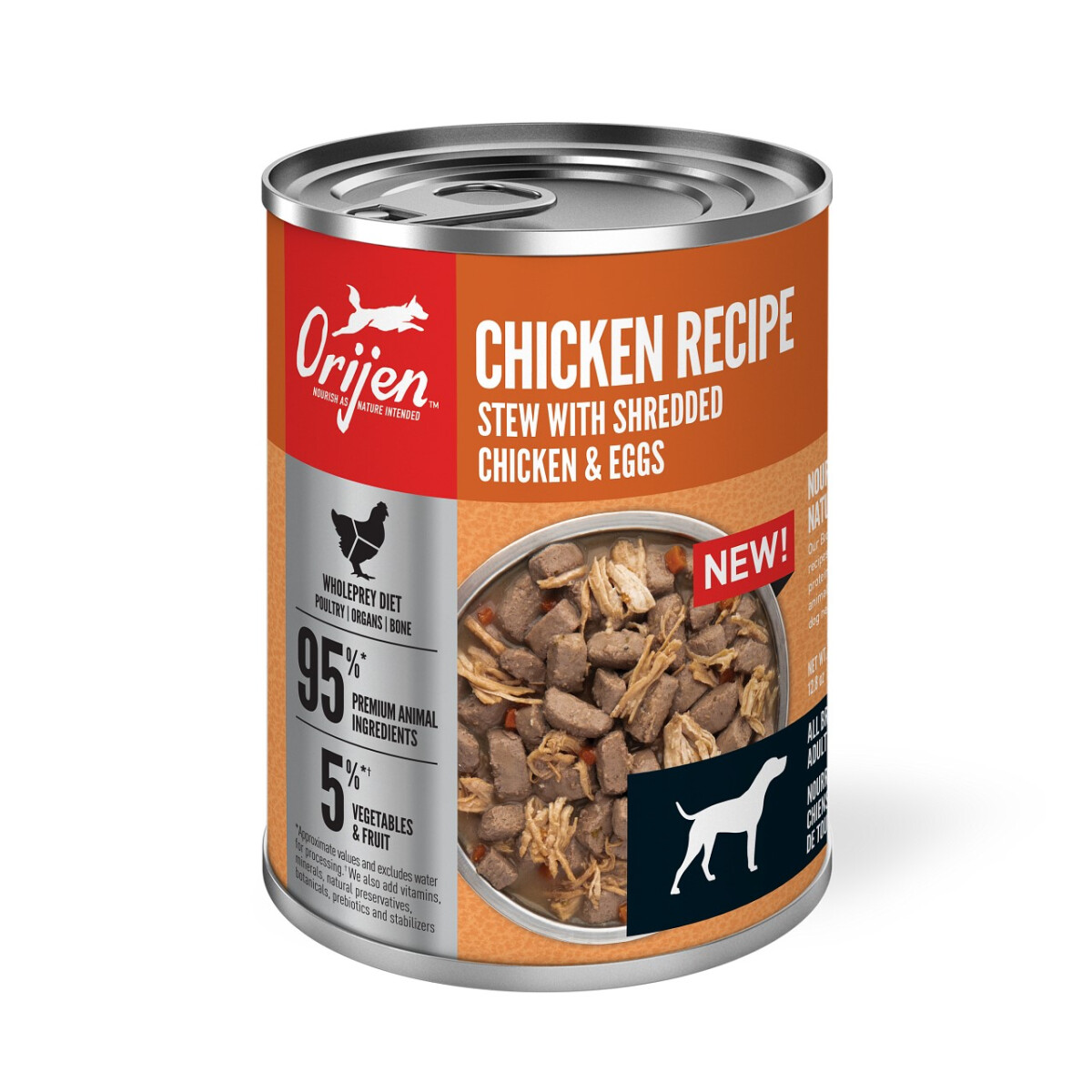 Oj703 - Nourriture en boîte ragoût au poulet pour chiens - ORIJEN