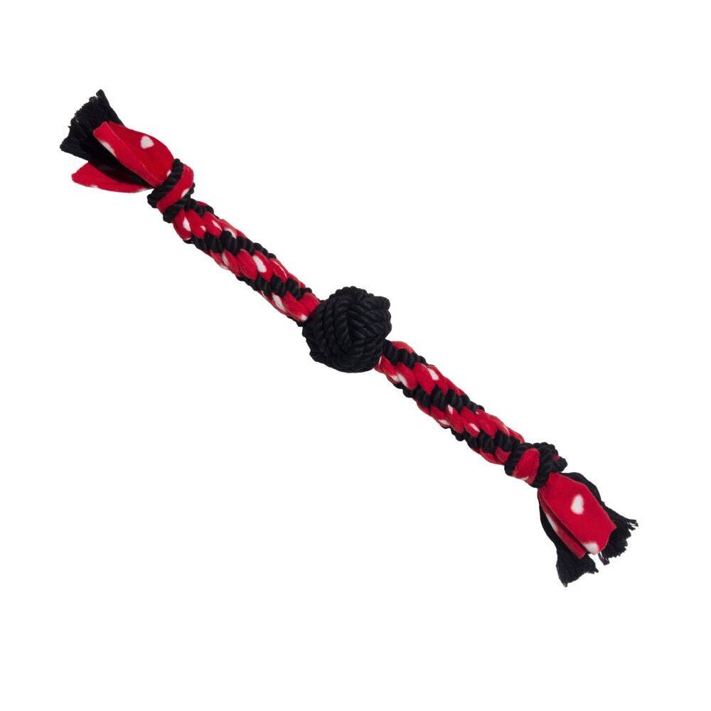 Kg2210 - Corde avec 2 Noeuds et 1 Balle pour Chiens - Kong 