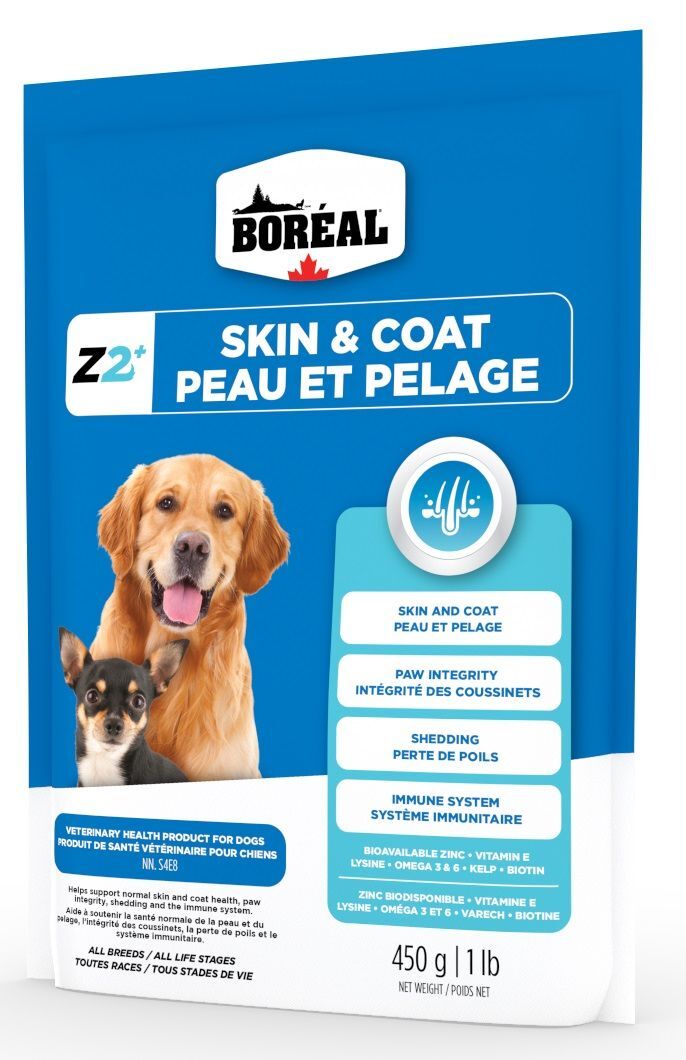 Br1000 - Z2+ supplément alimentaire peau et pelage pour chiens - Boréal
