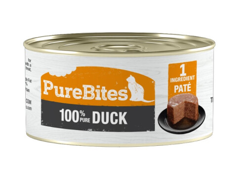 Nourriture en boîte au canard pour chats - PureBites