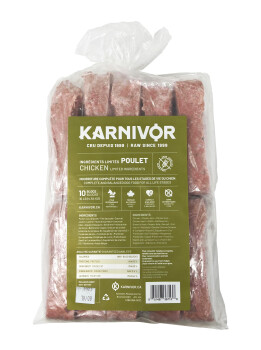 Nourriture crue au poulet pour chiens - Karnivor