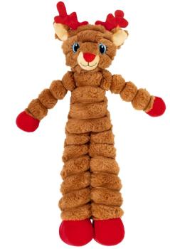 Peluche de Noël shakers Crumples en forme de renne pour chiens - Kong