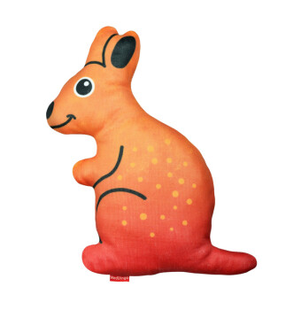 Peluche en forme de kangourou pour chien - Red Dingo