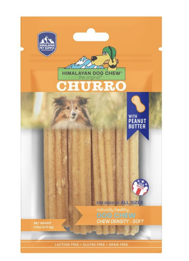 K00484 - Bâtonnets churro aux arachides pour chiens - Himalayan Dog Chew