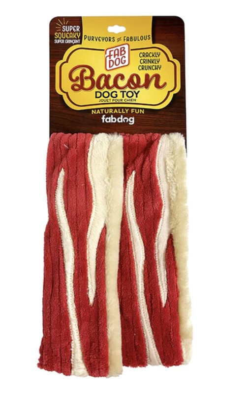 D0245 - Peluche tranches de bacon pour chiens - Fabdog 