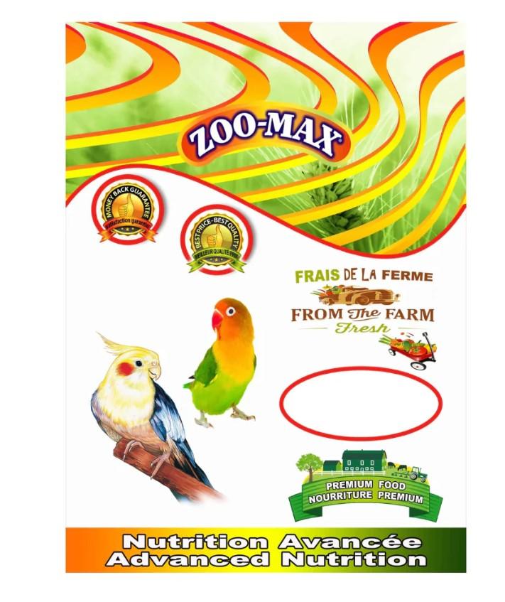 82120 - Nourriture Economax pour cockatiels et inséparables - Zoo-Max