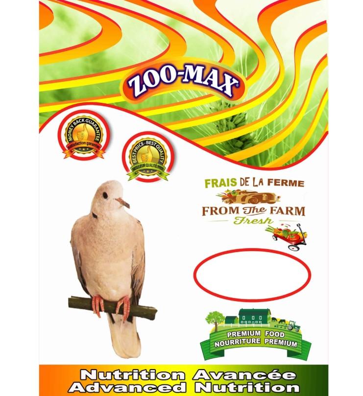 82170 - Nourriture pour colombe et tourterelle Economax - Zoo-Max
