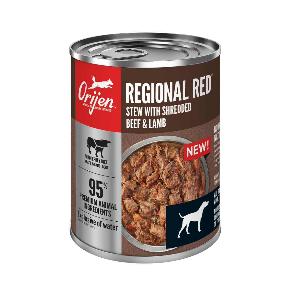 Oj704 - Nourriture en boîte ragoût régional rouge pour chiens - ORIJEN
