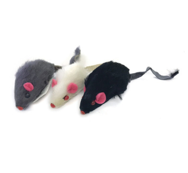 Jouet pour chat souris en fourrure - Multipet