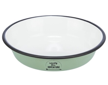 Bol en stainless vert pour chat - Trixie