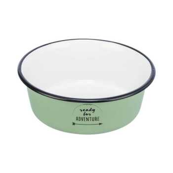 Bol en stainless vert pour animaux - Trixie