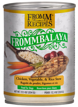 Nourriture en boîte pour chiens ragoût de poulet et légumes - Frommbalaya