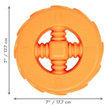 Pneu orange Squeakz pour chiens – Kong