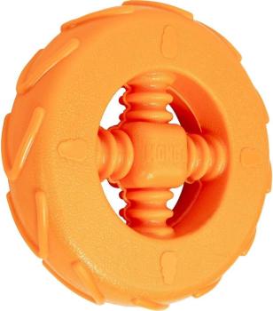 Pneu orange Squeakz pour chiens – Kong