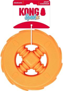 Pneu orange Squeakz pour chiens – Kong