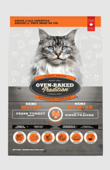 Nourriture semi-humide pour chat à la dinde - Oven-Baked