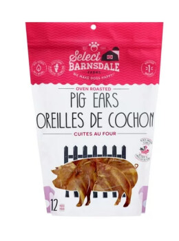 Paquet d'oreilles de porc pour chiens - Select Barnsdale Farms
