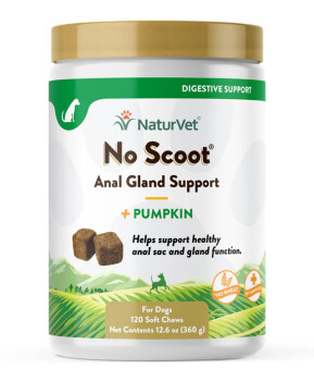 Supplément No Scoot pour support des glandes anales pour chiens - NaturVet