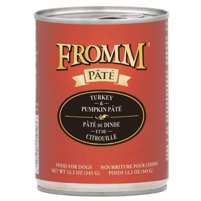 Fr368 - Nourriture en boite pour chiens en pâté de dinde et citrouille - Fromm Gold