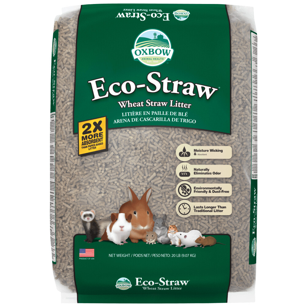 Ga2446 - Litière de granules de bois Eco-Straw pour petits animaux - Oxbow