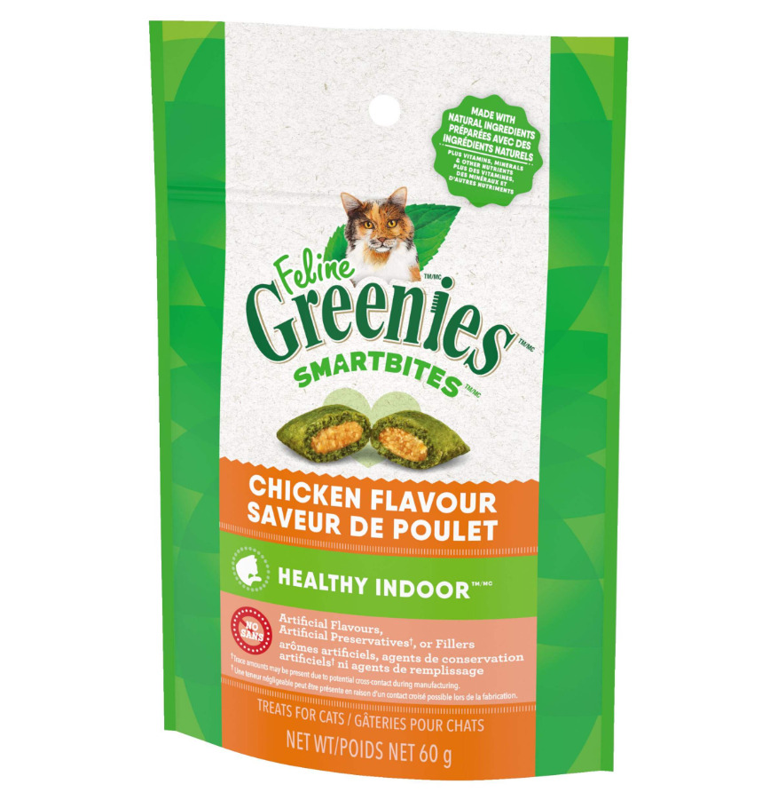 Gr9100 - Gâteries Smartbites au poulet pour chats - Greenies