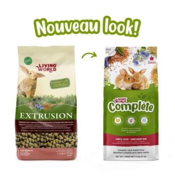 Nourriture extrudée pour lapin - Living World