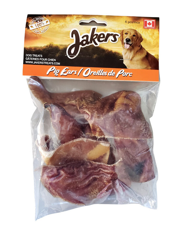 O9650 - Paquet d'oreilles de porc pour chiens - Jakers