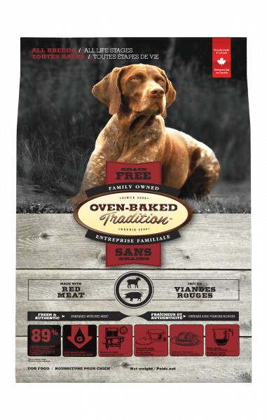Ob192 - Nourriture pour chiens sans grains à la viande rouge - Oven-Baked Tradition