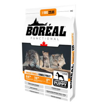 Nourriture pour chiots de grandes races au poulet sans grains - Boréal Functional
